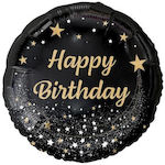 Balloon Foil Birthday-Celebration Black