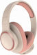 Leewello Безжични Bluetooth Over Ear Слушалки с 49 часа Работа Розови