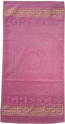 Beach Towel Cotton Pink 140x70cm.