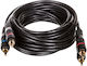 Goobay Kabel RCA-Stecker - RCA-Stecker 3m 50119