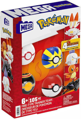 Mega Bloks Tocuri Pokemon pentru 6+ ani 105buc