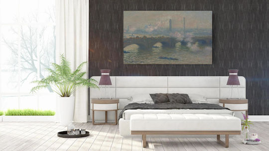 Claude Monet's Waterloo Bridge, Gray Day (1903) Картина Платнен 90x60см