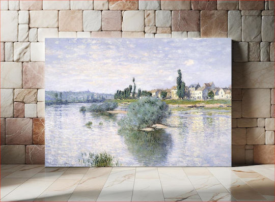 Claude Monet's The Seine At Lavacourt (1880) σε Καμβά