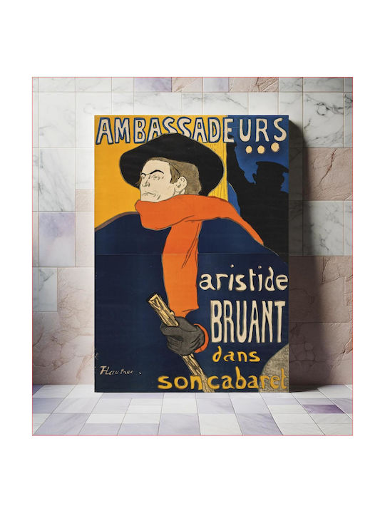 Ambassadeurs Aristide Bruant Painting on Canvas 70x100cm