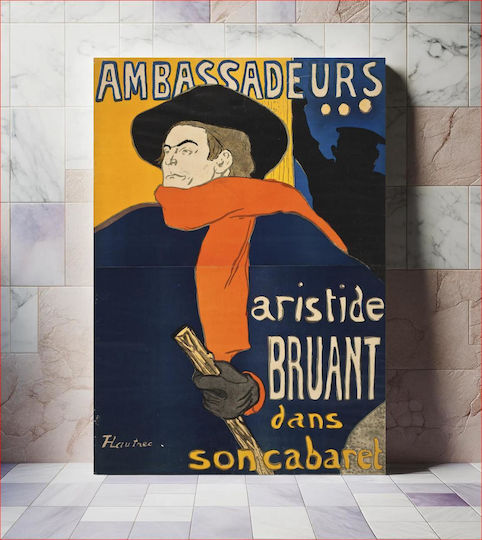 Ambassadeurs Aristide Bruant Πίνακας σε Καμβά 70x100cm