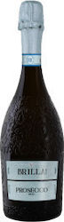 Brilla Prosecco Οίνος Αφρώδες Λευκός 750ml