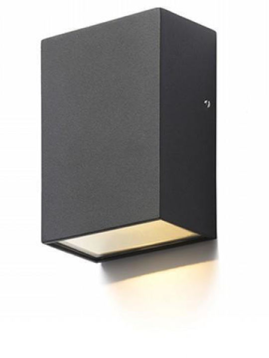 Rendl Light Studio Pekko Wall-Mounted Outdoor Light LED IP54 3W with Warm White Light Double Beam 6.5x3.8x8.7εκ.
