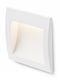 Rendl Light Studio Gordiq M Χωνευτό Επιτοίχιο Εξωτερικό Φωτιστικό LED IP65 3W με Θερμό Λευκό Φως 14x14εκ.