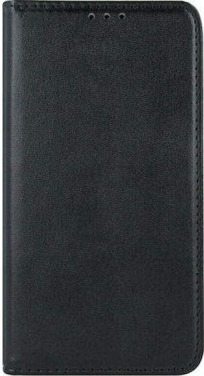 Smart Book Piele artificială / Silicon Negru (Moto G22)
