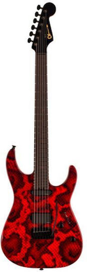 Charvel Dk24 Електрическа Китара Stratocaster с HS Конфигурация на Пикапите Червено