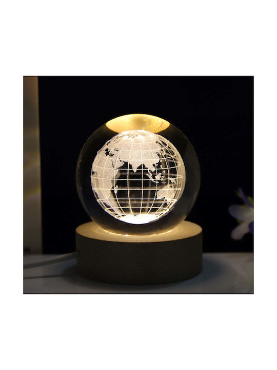 Illuminated World Globe 3d