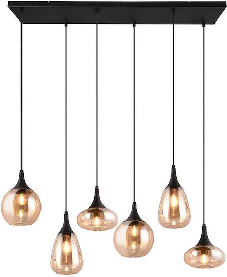 Trio Lighting Lumina Pendant Light Honey 93x34x150cm