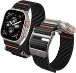 Spigen DuraPro Flex Ultra Λουράκι Σιλικόνης Μαύρο (Apple Watch Series 42/44/45/49mm (Apple)) AMP05981