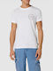 Tommy Hilfiger T-shirt Bărbătesc cu Mânecă Scurtă Alb