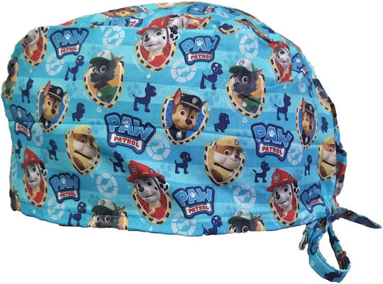 Fabrik Unisex Blue Cotton Surgical Cap