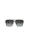 Prada Men's Sunglasses with Black Plastic Frame and Black Gradient Lens PR20YS 1AB06T