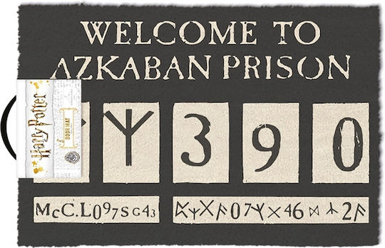 Pyramid International Πατάκι Εισόδου από Κοκοφοίνικα Welcome Μαύρο 40x60εκ.