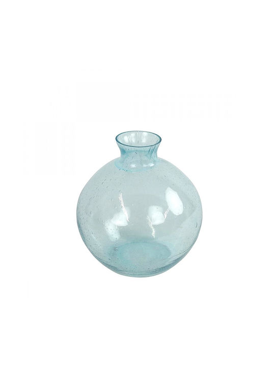 Plastona Decorative Vase Glass Blue 12x22cm 1pcs