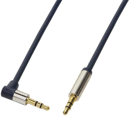 LogiLink LogiLink 3.5mm Jack Cable 1m Black with Gold Plated Terminals