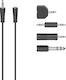 HAMA Cablu Audio 3,5 mm Male - 3,5 mm Male Negru 2,5 m 2051220000