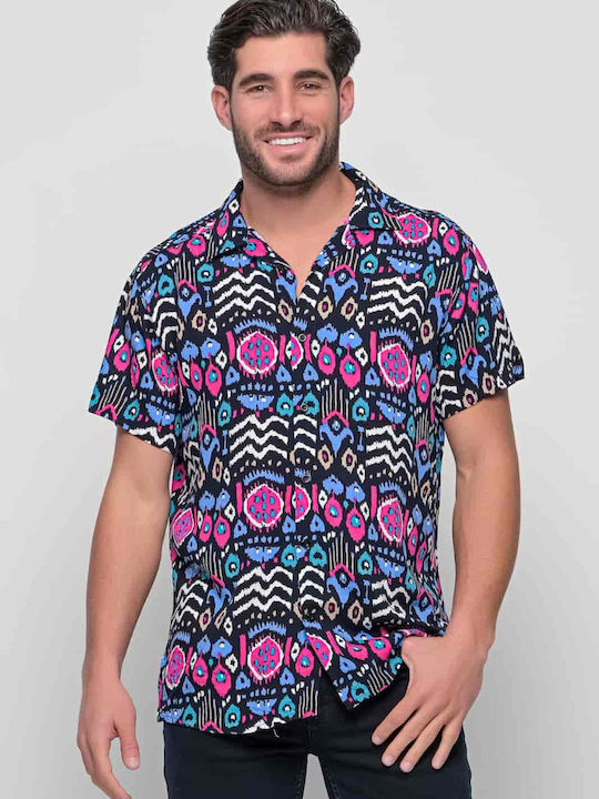 Camp Costa Men's Shirt Short Sleeve Floral Multicolour