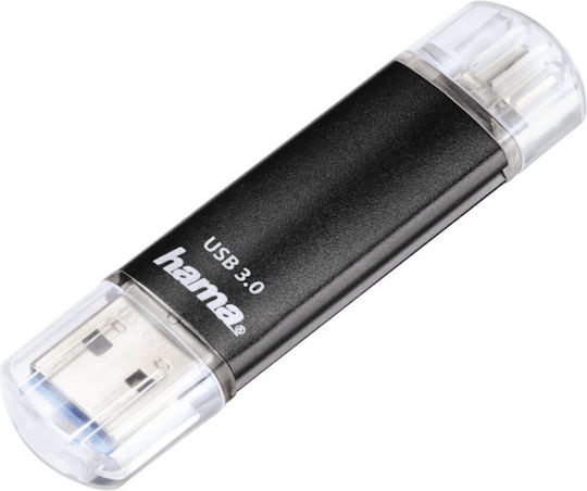 HAMA USB 3.0 Stick 32GB Black 00123999