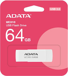 Adata Uc310 64GB USB 3.2 Stick Weiß