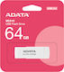 Adata Uc310 64GB USB 3.2 Stick Λευκό