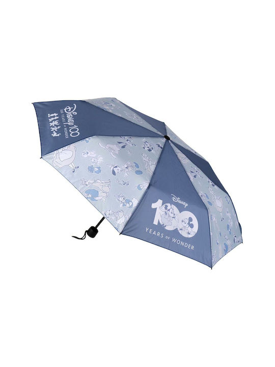 PCMerch Kinderregenschirm Gebogener Handgriff Blau 53cm