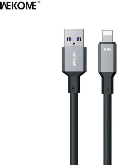 WK Wdc-17i USB-A zu Lightning Kabel Schwarz 1.2m