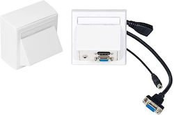 Vivolink Steckdose VGA in Weiß Farbe WI221192