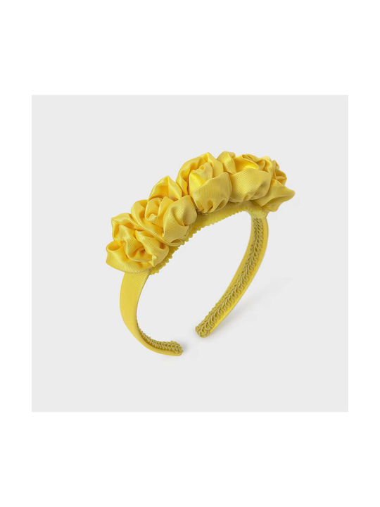 Abel & Lula Yellow Kids Headband with Flower