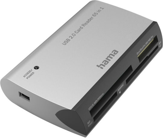 HAMA Card Reader USB 2.0 για CompactFlash Ασημί