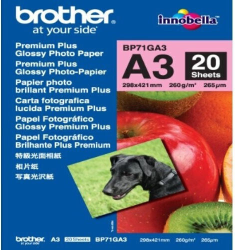 Brother Φωτογραφικό Χαρτί Matte A3 για Εκτυπωτές Inkjet 20 Φύλλα
