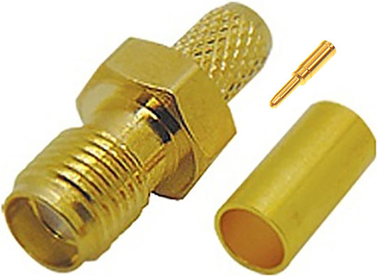 Crimp Rg58 Βύσμα SMA female (01.105.0045)