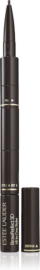 Estee Lauder Browperfect 3d Αδιάβροχο Μολύβι για Φρύδια Blackened Brown