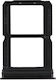 Υποδοχή Κάρτας Sim Υποδοχή Κάρτας Dual Sim Tray Μαύρο για OnePlus 6 OnePlus 6