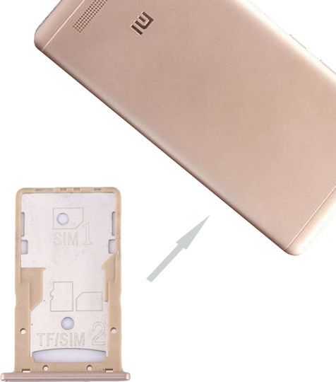 Υποδοχή Κάρτας Sim Sim Χρυσό για Redmi 4a Xiaomi Redmi 4A