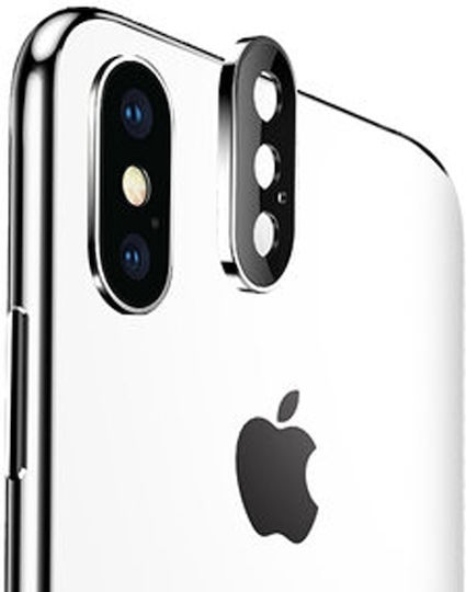 Camera Protection Metal Frame Silver for the iPhone X