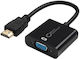 Microconnect HDMVGA2B Конвертор HDMI Мъжки В VGA Женски
