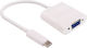 Microconnect Converter USB-C male to VGA female White 1pcs USB3.1CVGAW