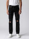 511 Herren Jeanshosen Elastisches Slim Fit Schwarz