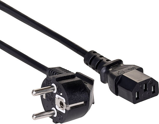 Akyga Schuko - IEC C13 Cablu 5m Negru (AK-PC-05C)