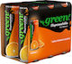 Green Cola Orange Juice with Carbonation, Sugar-Free in Box 6x330ml