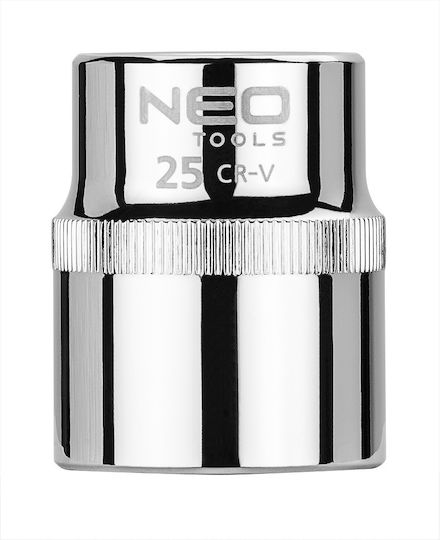 Neo Tools Nuss Sechskant mit Vierkant-Antrieb 1/2" Durchmesser 1/2" 1Stück