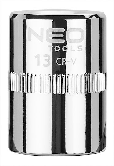 Neo Tools Καρυδάκι Εξάγωνο με Καρέ Υποδοχής 1/4" Διάμετρος 1/4"