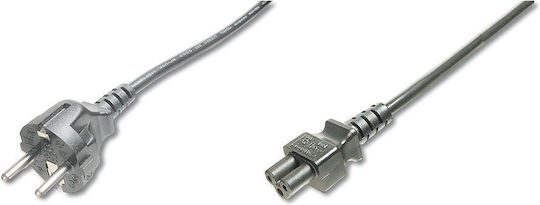 Digitus Schuko - IEC C5 Кабел 1.2м Черен (AK-440115-012-S)