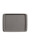 Kesper Metal Rectangular Serving Tray Non-slip with Handles in Gray Color 35x26x2cm 77227 1pcs
