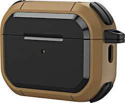 Beline Solid Cover Case Silicone / Plastic in Brown color for Apple AirPods Pro 2