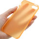 Ultra Thin Umschlag Rückseite Kunststoff 0.3mm Orange (iPhone 5/5s/SE)